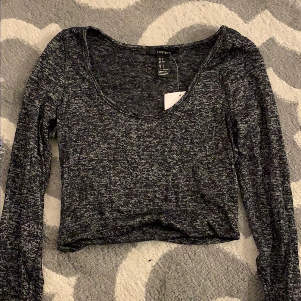 Crop top long sleeve